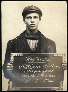 William Wadham, arrêté pour avoir dormi dehors, North Shields, Royaume-Uni, 1904 - Unbekannt Unbekannt